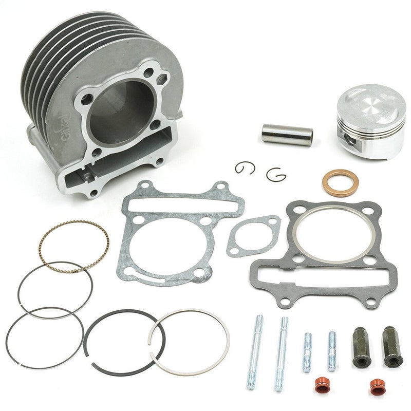 Glixal ATMT1-017 GY6 150cc 57.4mm Cylinder kit with Piston Kit 4 Stroke 152QMI 157QMJ TAOTAO JONWAY ZNEN Roketa ATV Moped Go-Kart - Image 2